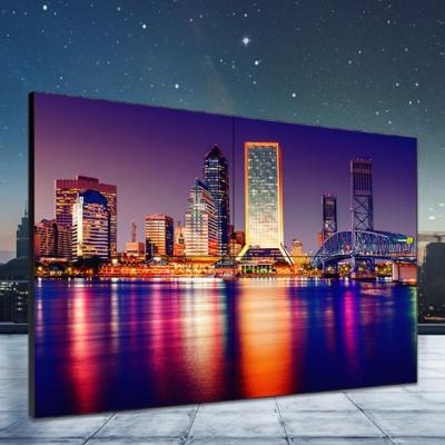 Κίνα Στενός Bezel τηλεοπτικός τοίχος 49 επίδειξης 2x2 της Samsung LCD» 55» που συνδέουν το όργανο ελέγχου 500nits για την εσωτερική χρήση προς πώληση