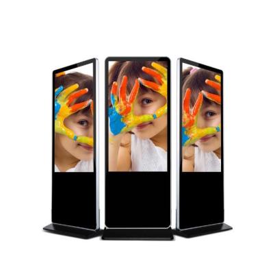 China Floor Standing LCD Display Touch Screen Indoor Android Advertising TV Sinage Digital Information Retail Totem for sale