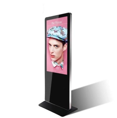 China Digital LCD Signage Indoor Kiosk Narrow Bezel 55 Inch Totem Ultra Thin Design for sale