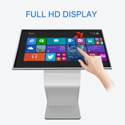China Floor Standing Indoor Interactive LCD Touch Screen High Definition Intelligent Digital Signage Kiosk for sale