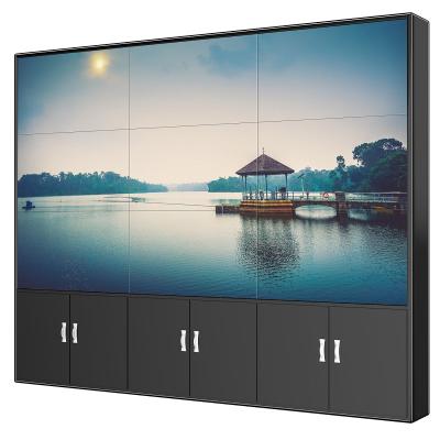 China LCD Videomuur Samsung 55 het“ LCD Scherm 1.7mm Naadloze Vattings Videomuur 3*3 met Controlemechanisme Te koop