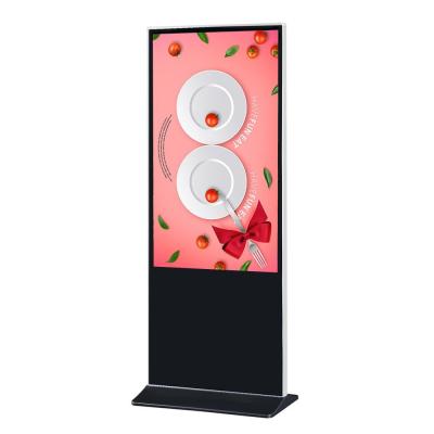 China Indoor Advertising LCD 43'' 49'' 1920*1080 Floor Standing Digital Signage for sale