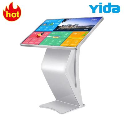 China 55 Inch Digital Signage Floor Stand Lcd Touchscreen Advertising Tv Kiosk Machine With Android  And Windows for sale