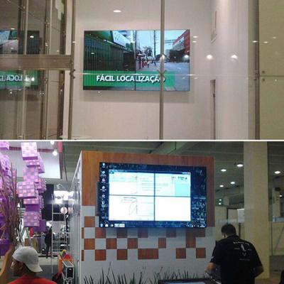 Китай Стена LCD первоначальных Nits дюйма HD 500 Samsung 46 видео- с гидравлической поддержкой продается