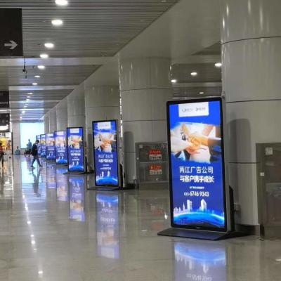 China Innenwerbungsstand-Touch Screen LCD-digitaler Beschilderung des boden-4K Kiosk zu verkaufen
