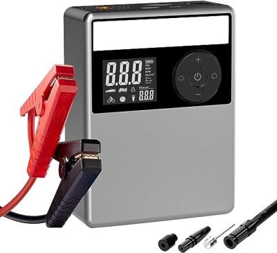 China Powerful 12V Car Battery Booster Compact 150PSI Jump Starter With Air Compressor for sale