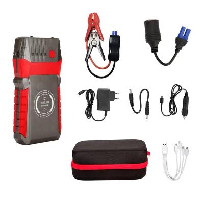 Chine Portable Jump Starter Power Pack with LED Display Wireless Charging Case 12V 1W LED à vendre