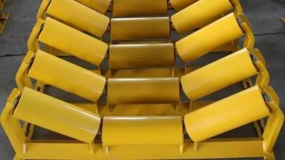 China CEMA Standard Triple Labyrinth Sealed Mining Conveyor Rollers for sale