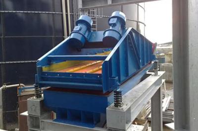 China Dual Electrode Self Synchronization Dewatering Vibrating Screen for sale