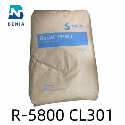 China Solvay Practical PPSU Resin Radel R-5800 CL301 High Melt Flow for sale