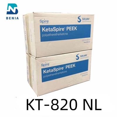 China Solvay PEEK KetaSpire KT-820 NL PolyEtherEtherKetone Resin Polymer Medical Care All Color for sale