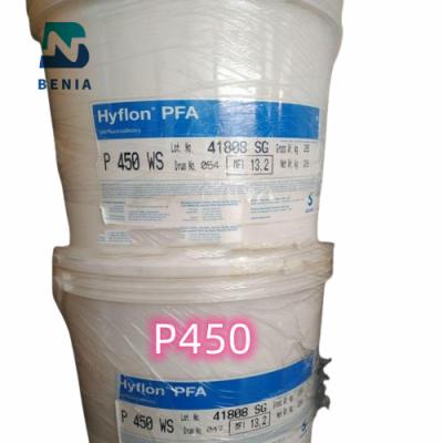 China Solvay PFA Hyflon P450 Perfluoropolymers/PFA Virgin Pellet/Powder IN STOCK en venta