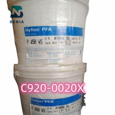 Chine Solvay PFA Hyflon C920-0020X Perfluoropolymers PFA Virgin Pellet/Powder IN STOCK à vendre