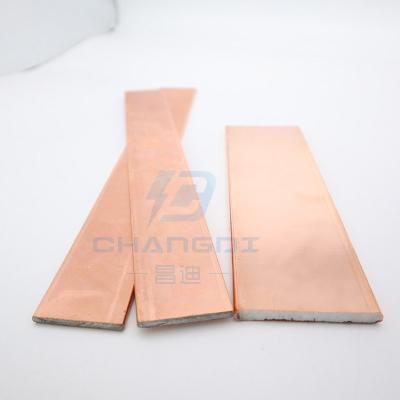 China Erdungs-Kupfer-plattierte Stahlebene 3-6mm stark zu verkaufen