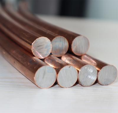China Alambres revestidos de cobre constructivos de acero del cable de toma de tierra revestido de cobre los 25ft en venta