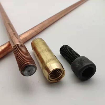 China Plated Copper Clad Earth Rod Chemical With Sleeve Length 1m-3m for sale