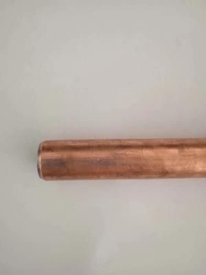 China Earthing Copper Rod Electrode Earthing System One End Flat 16mm for sale
