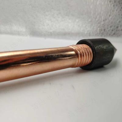 China 3 4 Inch Ground Rod Galvanized Copper Earth Rod 19mm Earth Rod for sale