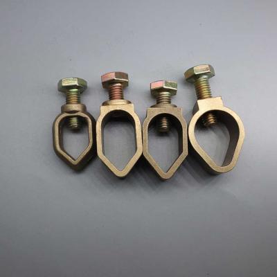 China Spike Earth Rod Clamp Brass Grounding Rod Earthing for sale
