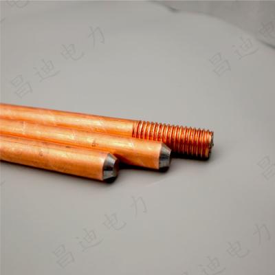 China Ground Electrical Earth Rod For House Mild Steel for sale