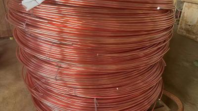 Chine Conductibilité électrique plaquée 14.2mm 15.8mm de fil d'acier d'en cuivre de Copperweld à vendre