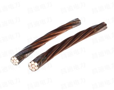 Chine Le cuivre en acier plaqué de cuivre bidon de câble a couvert le fil d'acier à vendre Dia.5/8 X2.4 M à vendre