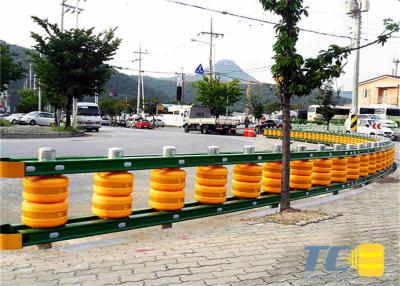 China Roadway Traffic Safety EVA Roller Barrier For Highway Guardrail for sale