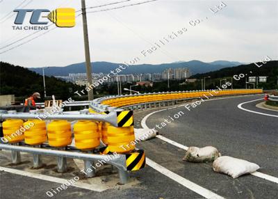 China Highway Roller Crash Barrier Anti Crash Roller Guard Rail Foam Filled Type for sale