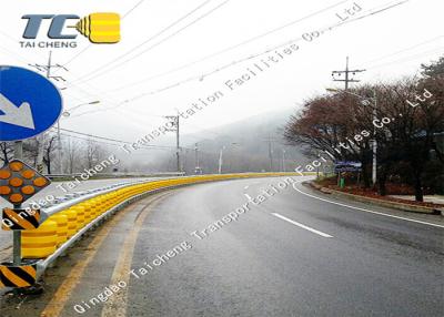 中国 軽い反映のローラーの道の障壁のステンレス鋼の柵のガードレール 販売のため