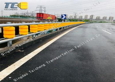 China High Strength Highway Roller Barrier Impact Resistance Long Service Life for sale