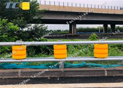 China Oxidação alaranjada amarela da barreira de impacto do rolo anti para a proteção do veículo/estrada à venda