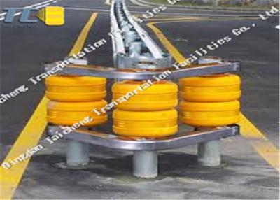 China High Strength Rolling Guardrail Barrier Orange Yellow Red Green RBD245 for sale