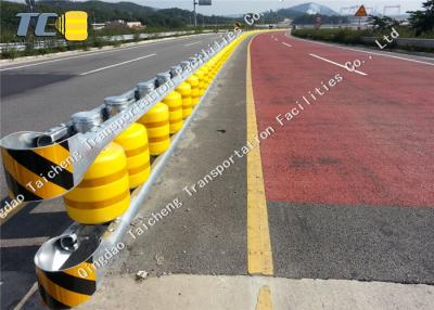 China Multifunctional Highway Roller Barrier , Anti Impact Steel Traffic Barriers for sale