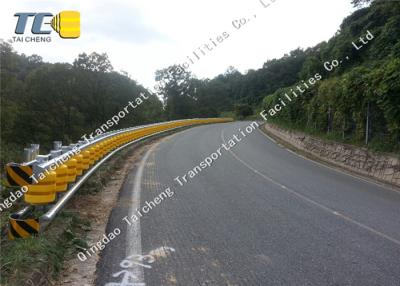 China Anti Impact Rolling Guardrail Barrier Parking Lots / Curved Median Strip for sale