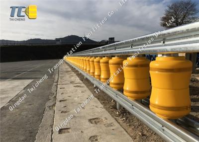 China 0.35m Diameter Road Guardrail EVA Highway Roller Barrier for sale
