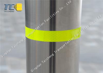 China Road Traffic Safety Fixed Post wear Resistant car park bollards 114mm Diameter for sale