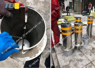 China Tira exterior do poste de amarração da segurança da rua do cargo removível de grande resistência do poste de amarração à venda