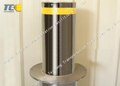 China Polished Stainless Steel Pneumatic Bollards For Airport / Military Base for sale