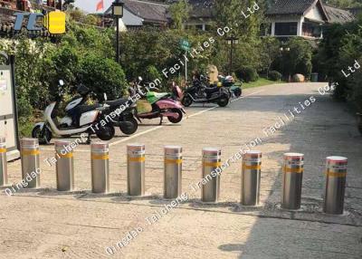 China Traffic Road Electric Retractable Bollards Pneumatic Type Anti Corrosion for sale