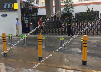China Warning Safety Pneumatic Bollards Rustproof For Vehicle Access Control for sale