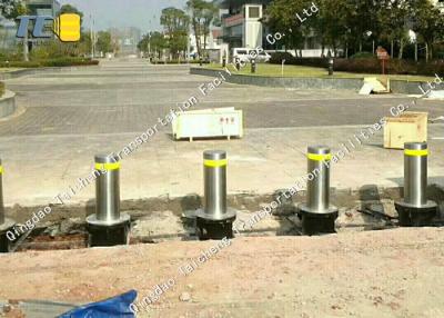 China High Security Automatic Rising Bollards , 5mm Thickness Smart Bollards for sale