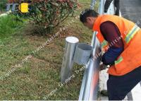 China ISO9001 RMS Approved Safety Barriers , Wave Metal Highway Barriers On Roads for sale