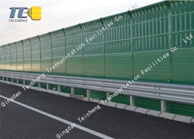 China Railway Highway Noise Barrier Blinds Waterproof Holes Or Round Holes Style for sale