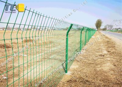 China Pvc Coated Welded Wire Fence High Speed Protection Net Corrosion Resistance for sale