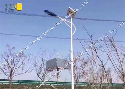 China Kühle weiße angetriebene Solarstraße beleuchtet 6M geführtes Solarstraßenlaterne30w im Freien zu verkaufen