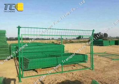 China Cold Galvanized Iron Barbed Wire Mesh Chain Link Fence For Railway / Highway for sale