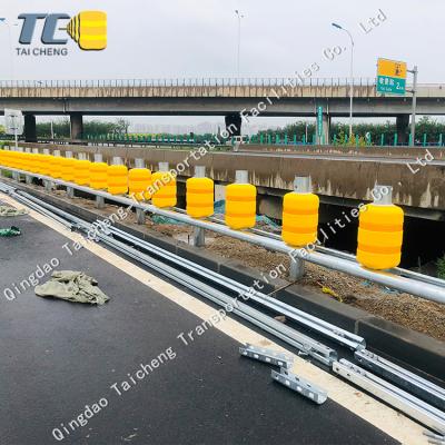 China Rotating Barrel Highway Guide Rail Anticollision Tube Guardrail for sale