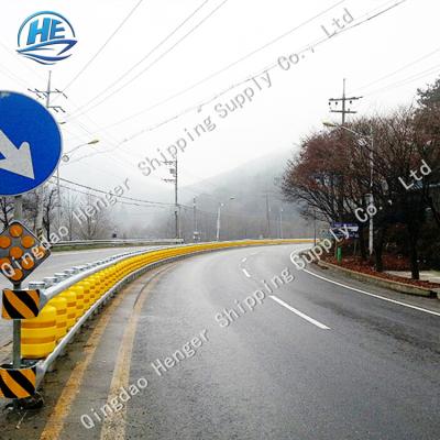China PU EVA Road Safety Highway Guardrail With Galvanized Beam for sale