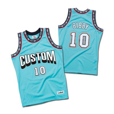 China Embroidery Basketball Shirt Jerseys Polyester For Youth Adults for sale