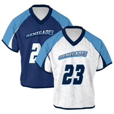 China Adult Multicolor Lacrosse Team Jerseys , Sports Custom Sublimated Lacrosse Uniforms for sale